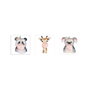 Wallity FAH10 Cuadros Decorativos sobre Lienzo Multicolor (Set de 3)